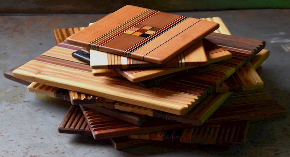 Untersetzer für Gläser, Becher oder Topf Aus Holz